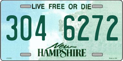 NH license plate 3046272