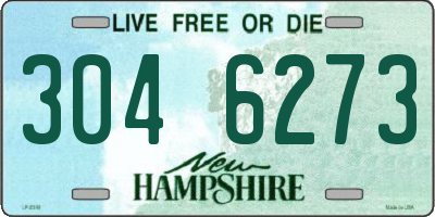 NH license plate 3046273