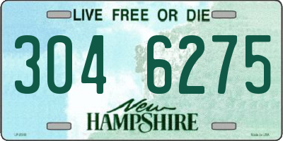 NH license plate 3046275