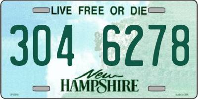 NH license plate 3046278