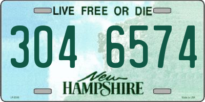 NH license plate 3046574