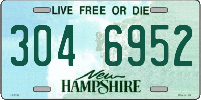 NH license plate 3046952