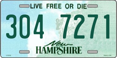 NH license plate 3047271