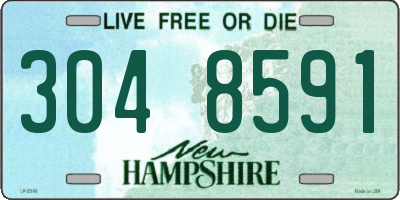 NH license plate 3048591
