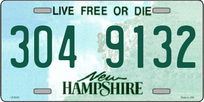 NH license plate 3049132