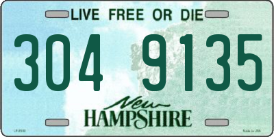 NH license plate 3049135