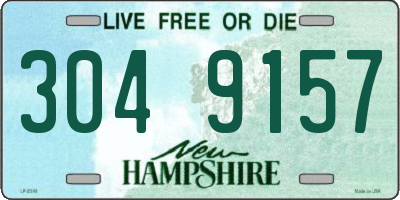 NH license plate 3049157