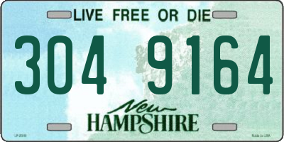 NH license plate 3049164