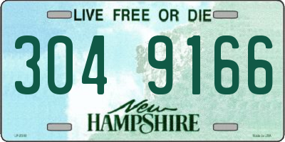 NH license plate 3049166
