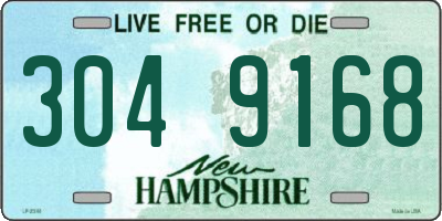 NH license plate 3049168