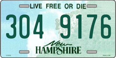 NH license plate 3049176