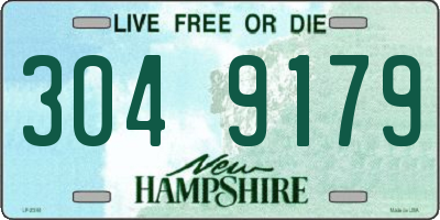 NH license plate 3049179