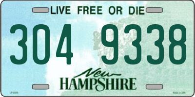 NH license plate 3049338