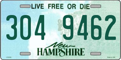 NH license plate 3049462