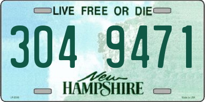 NH license plate 3049471