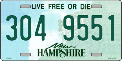 NH license plate 3049551