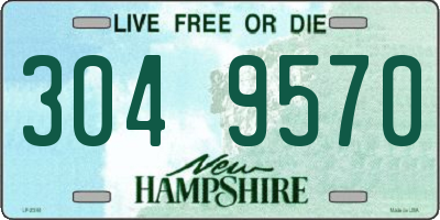 NH license plate 3049570