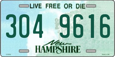 NH license plate 3049616