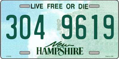NH license plate 3049619