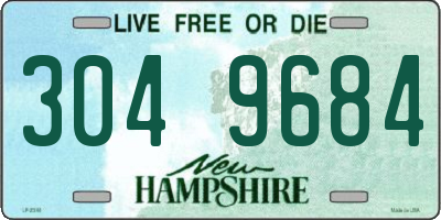 NH license plate 3049684