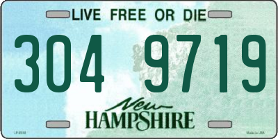 NH license plate 3049719