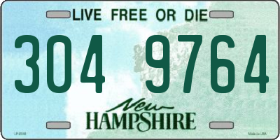 NH license plate 3049764