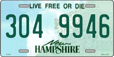 NH license plate 3049946