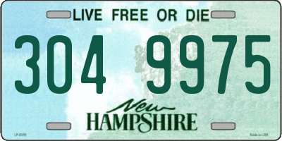NH license plate 3049975