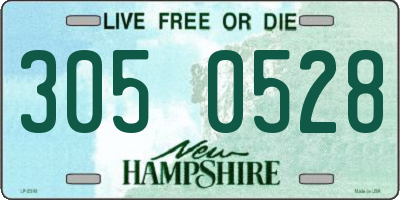 NH license plate 3050528