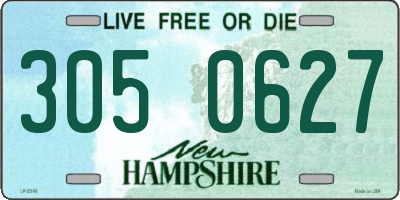 NH license plate 3050627