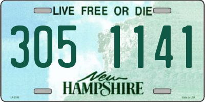 NH license plate 3051141