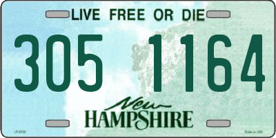 NH license plate 3051164