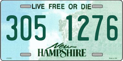 NH license plate 3051276