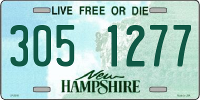 NH license plate 3051277