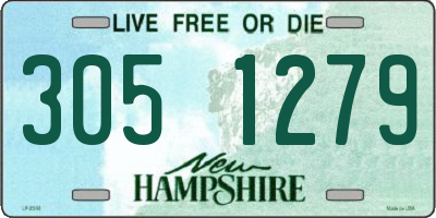 NH license plate 3051279
