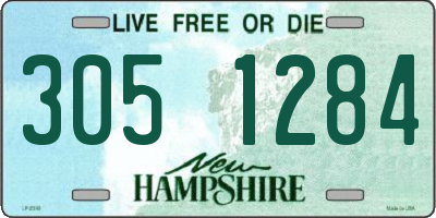NH license plate 3051284