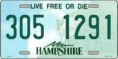 NH license plate 3051291