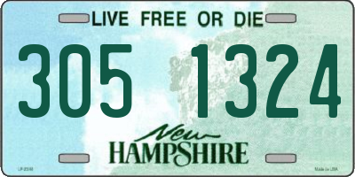 NH license plate 3051324
