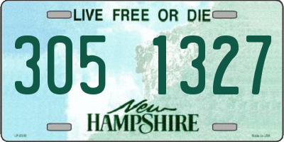 NH license plate 3051327