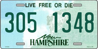 NH license plate 3051348