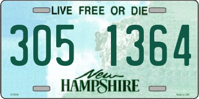 NH license plate 3051364