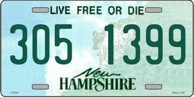 NH license plate 3051399