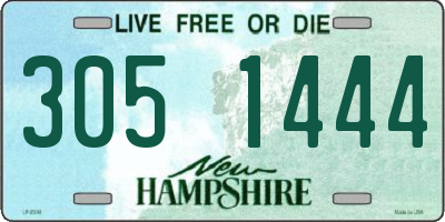NH license plate 3051444