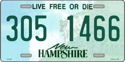 NH license plate 3051466
