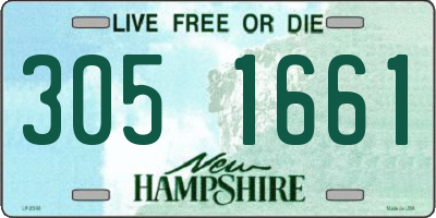NH license plate 3051661