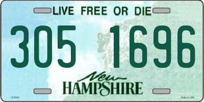 NH license plate 3051696