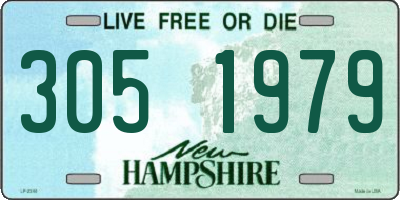 NH license plate 3051979