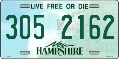 NH license plate 3052162
