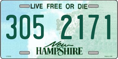 NH license plate 3052171