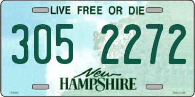 NH license plate 3052272